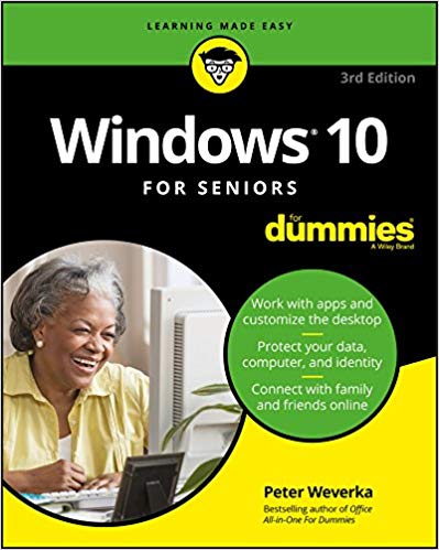 Picture of the book cover "Windows 10 For Seniors"