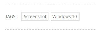 Screenshot of tags on Liberty Valance blog post