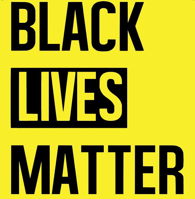 sign reading "Black Lives Matter"