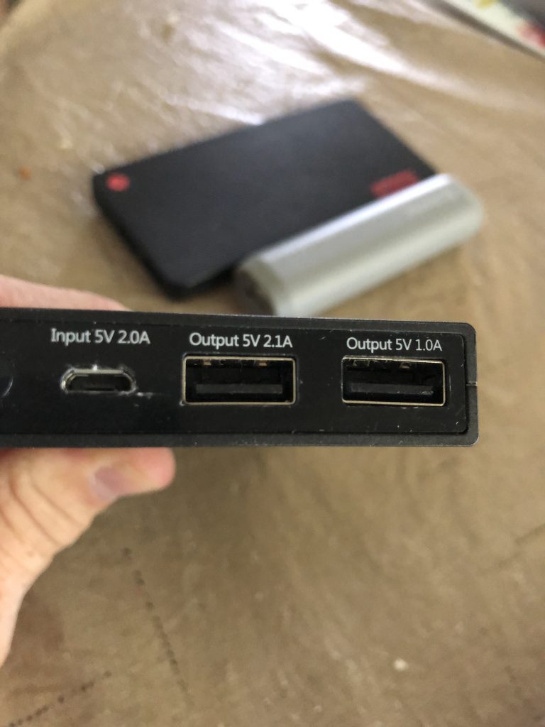 USB Power Bank - three ports