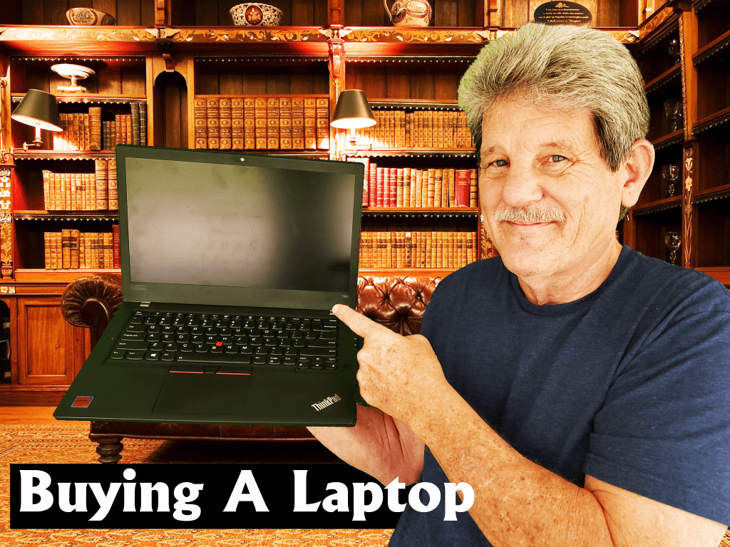 Thumbnail for "Buying A Laptop" video.
