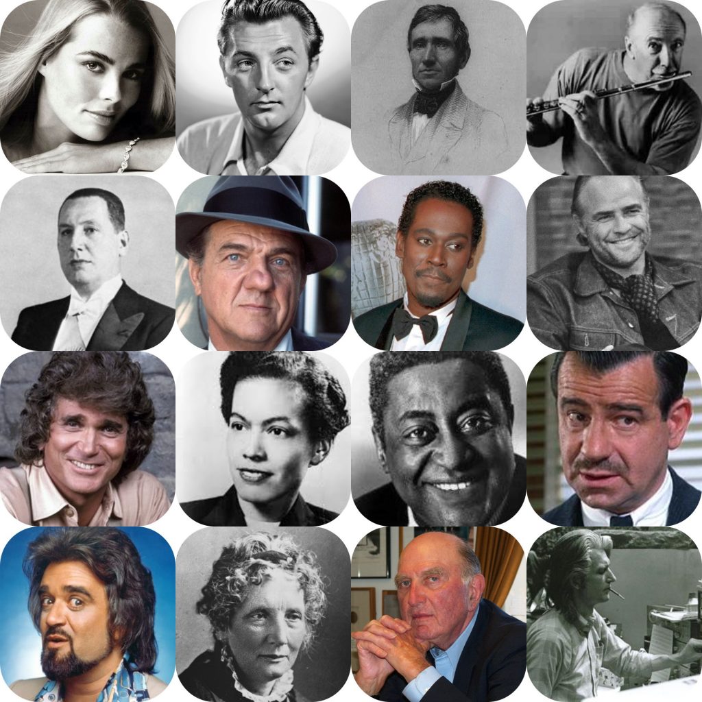Pic Stitch photo of celebrities who all died on July 1st