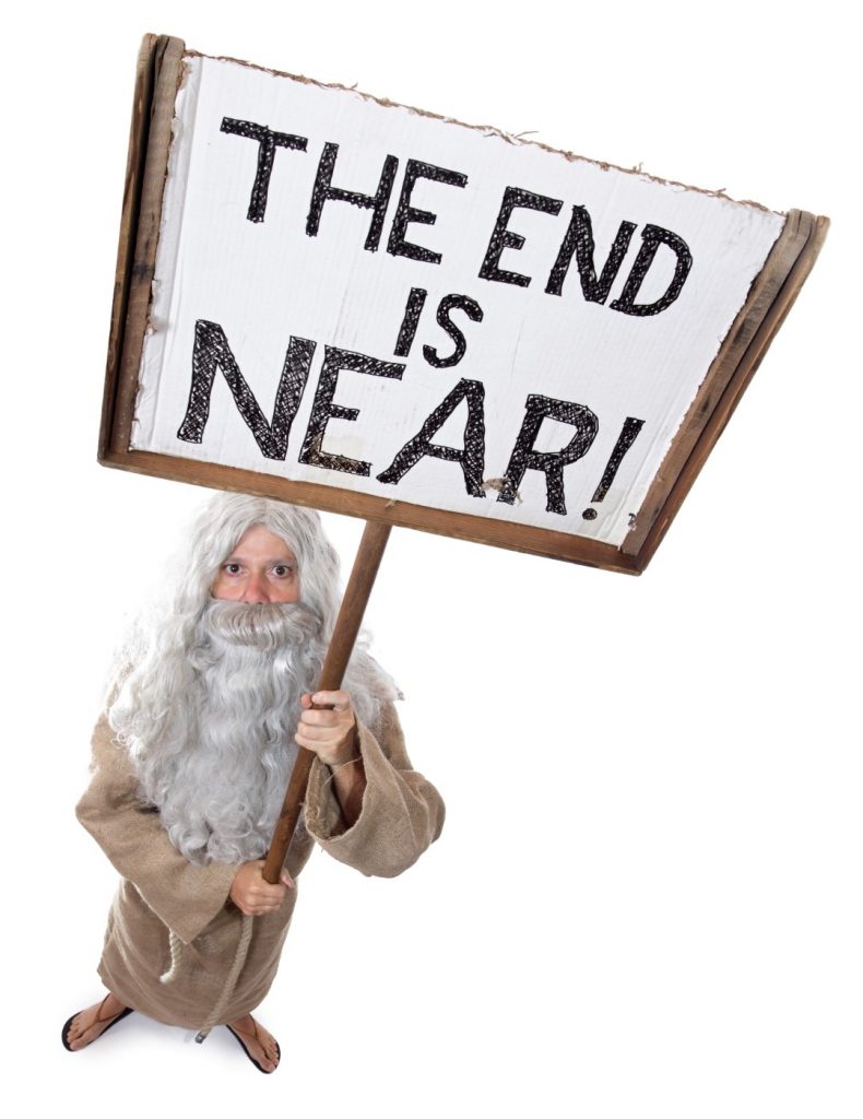 visionary with a sign of the end is near