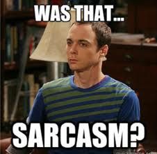 Sheldon meme - Was that Sarcasm?