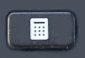 screenshot of a calculator keyboard icon.