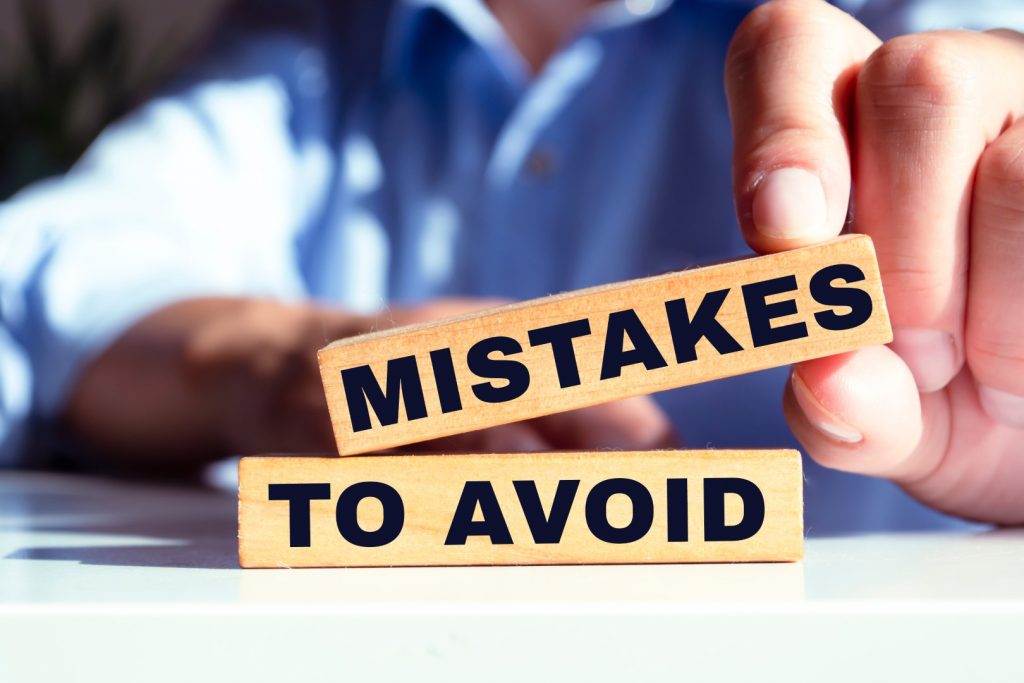 mistakes to avoid on blocks relating to three common computing mistakes