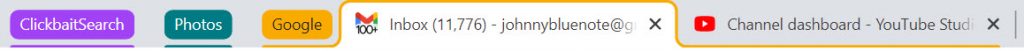 Groups collapsed in Chrome