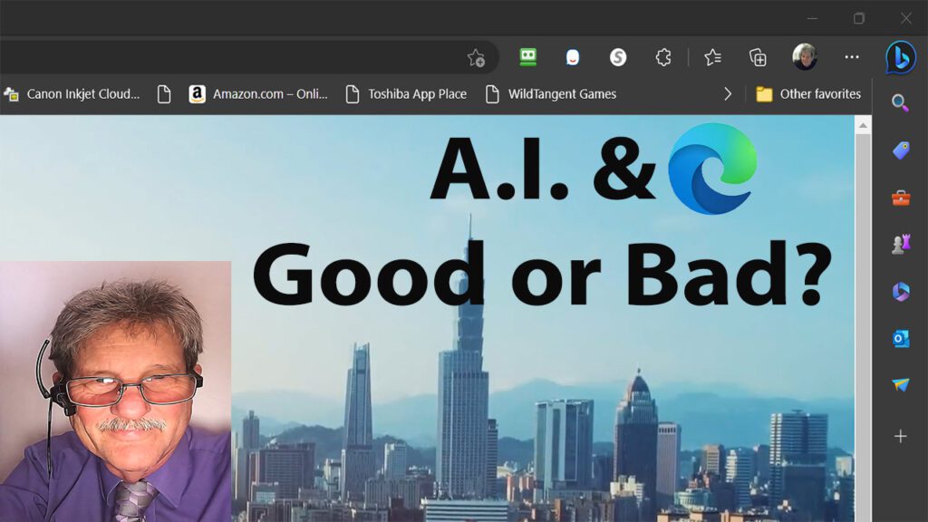 A.I. in Microsoft Edge thumbnail from my video
