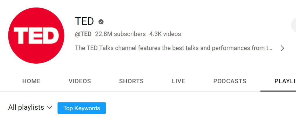 The TED YouTube Channel