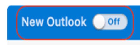 An Issue With Microsoft Outlook 365 - New Outlook slide swtich